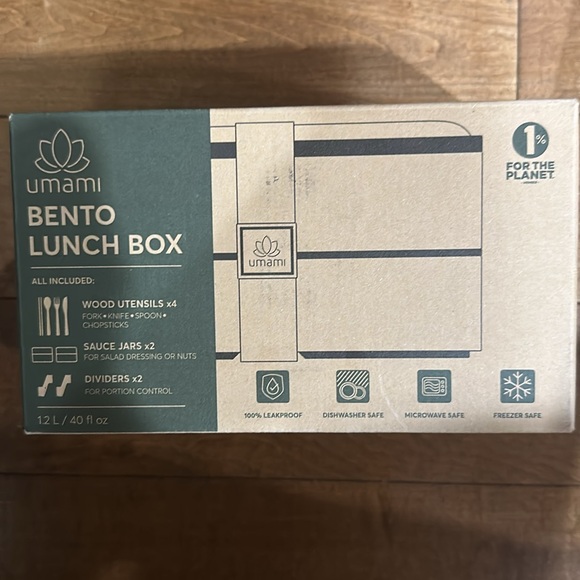 NIB Umami Bento Box Adult All-In-1, Leakproof, Microwave & Dishwasher safe - Picture 5 of 9